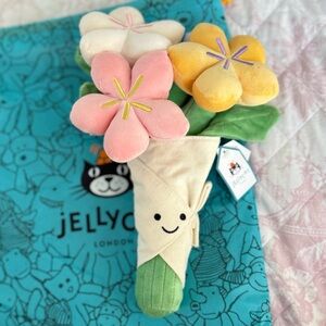Jellycat Amuseables Bouquet of Flowers Mother's Day Gift BNWT Fast Shipping